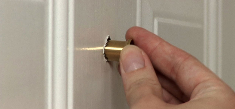 peephole door repair in Mountain House