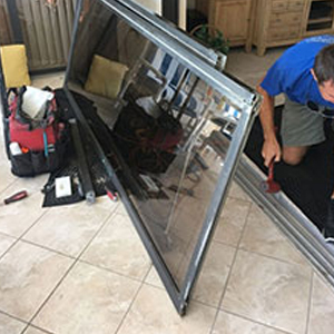 sliding glass door frame repair Mountain House